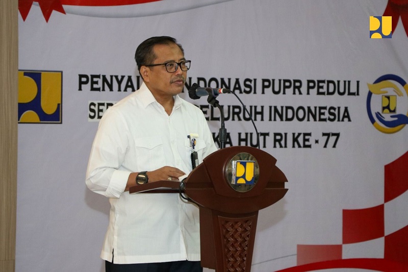 Peringati HUT Ke 77 Republik Indonesia Donasi PUPR Peduli Salurkan Rp