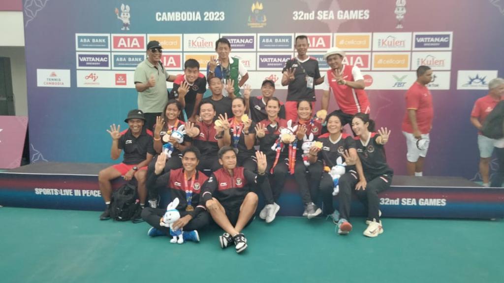 Tenis Indonesia Juara Umum Di Kamboja IndependensI