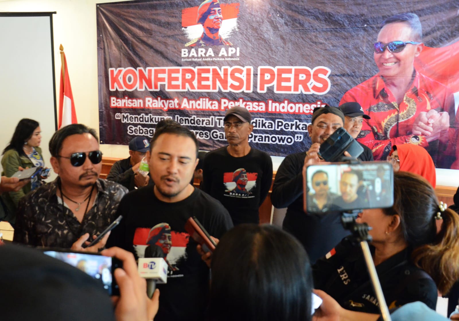 Forum Relawan BARA API Deklarasi Andika Perkasa Jadi Cawapres Ganjar