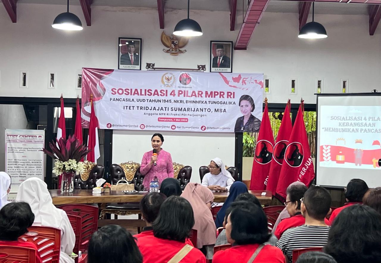 Sosialisasikan Empat Pilar Kebangsaan Itet Tegaskan Pondasi Dalam