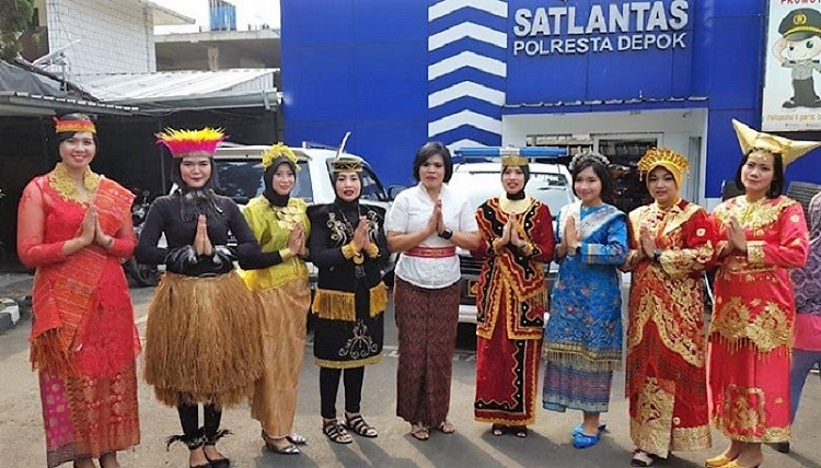 Satlantas Polresta Depok, Peringati Hari Sumpah Pemuda 