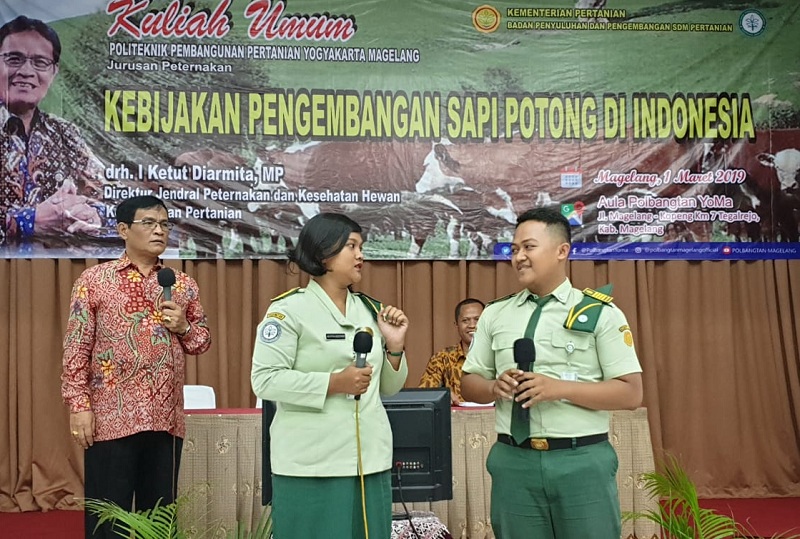 Kementan Dorong Mahasiswa Peternakan Polbangtan Jadi Penyuluh Andalan Independensi