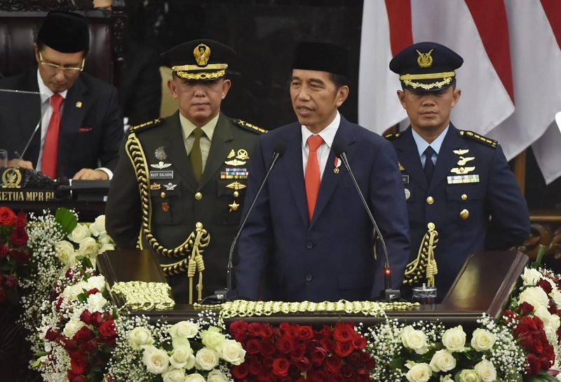 Presiden Jokowi Sampaikan Ucapan Terima Kasih Atas Pelantikan Yang ...