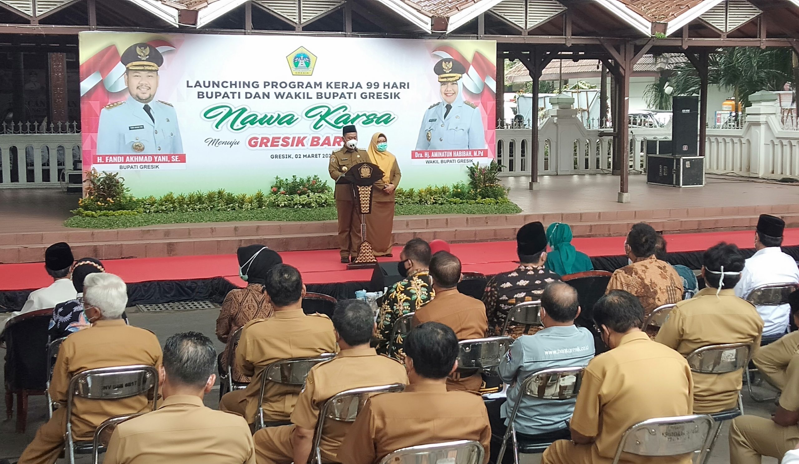 Wujudkan Gresik Baru, Bupati Gresik Gus Yani Lauching Program 99 Hari ...