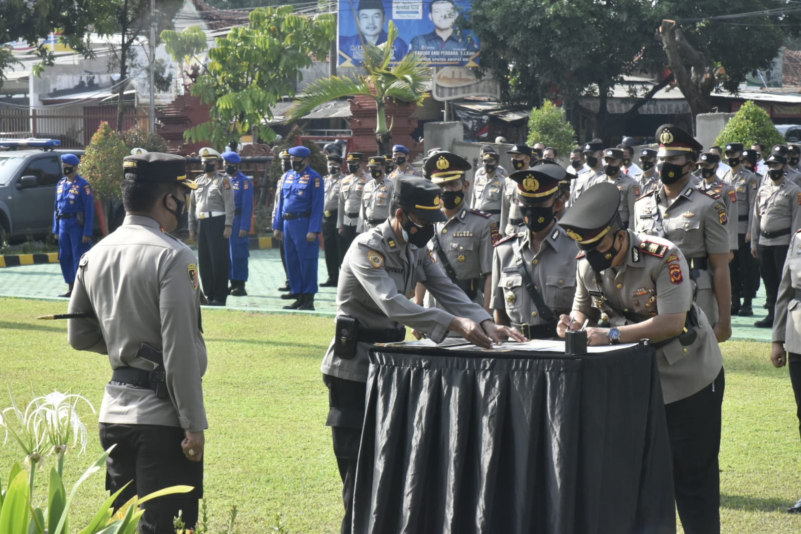 Kapolresta Cirebon Pimpin Sertijab Para Kasat Dan Kapolsek Independensi