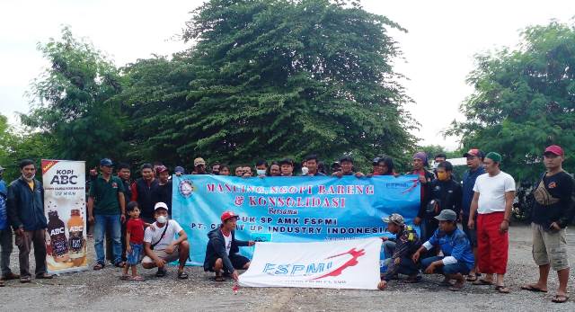 Pimpinan Unit Kerja PT Credit Up Undustri Indonesia (PUK PT. CUII) menggelar lomba memancing