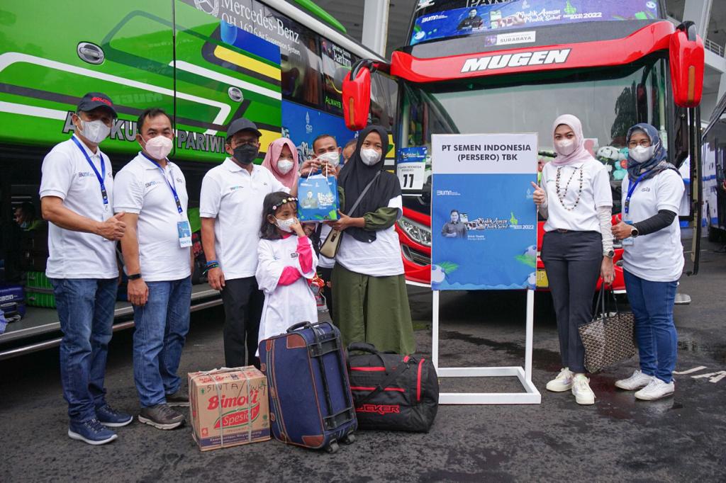 Program Mudik Aman Mudik Sehat Bersama BUMN 2022, SIG Berangkatkan 990 ...