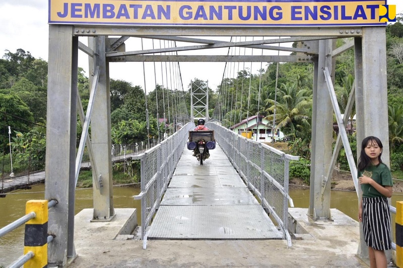 Kementerian Pupr Bangun Jembatan Gantung Di Seluruh Indonesia