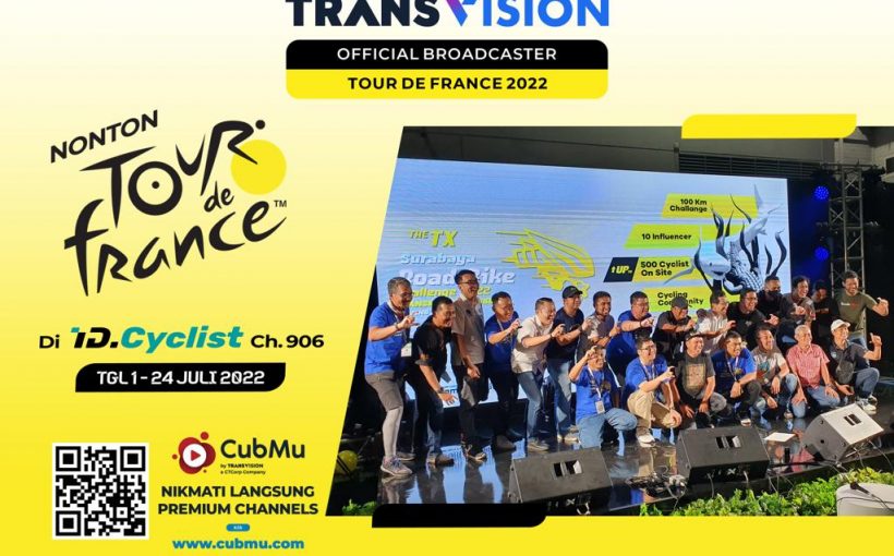 Transvision menjadi Official Broadcaster Tour de France