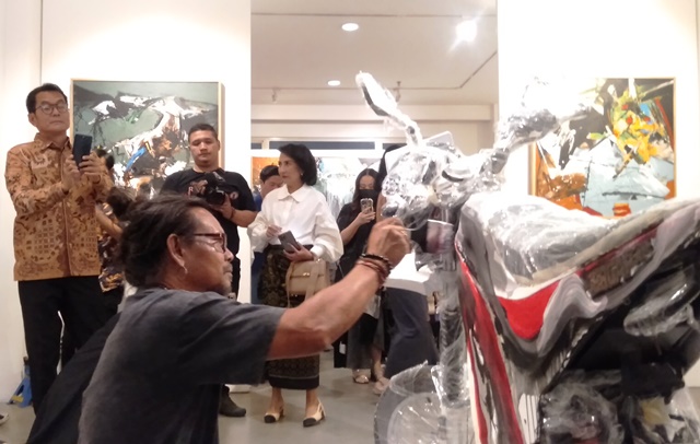 Lelang di Hadiprana Gallery, Putu Sudiana "Gaspol" Sergap 30.1 Trail E-Motocraft