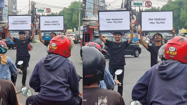 Bikin Senyum Pengendara Lampu Merah, Anak Muda Berani Jadi Menteri Kabinet Prabowo Curi Perhatian