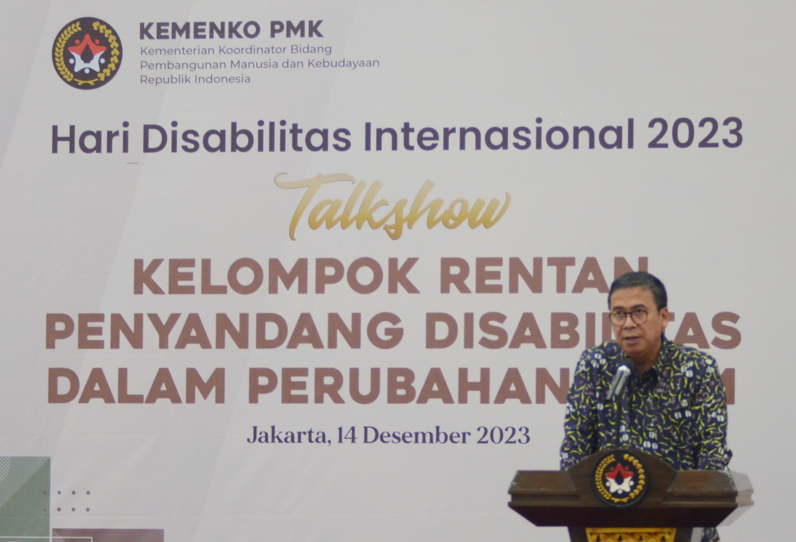 Peringati Hari Disabilitas Internasional 2023, Kemenko PMK Gelar Acara ...