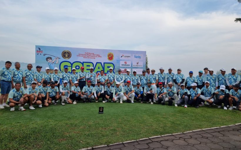 Golf Bersama (Gobar) Halal Bihalal di Semarang, Minggu (5 Mei 2024).