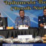 BNN Musnahkan Barang Bukti Narkoba Hasil Penangkapan Tujuh Tersangka