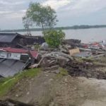 Abrasi Sungai Indragiri Hilir Sebabkan Tanah Longsor