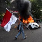 Aksi Tuntut Pengusutan Kasus Penabrakan Pengemudi Ojol