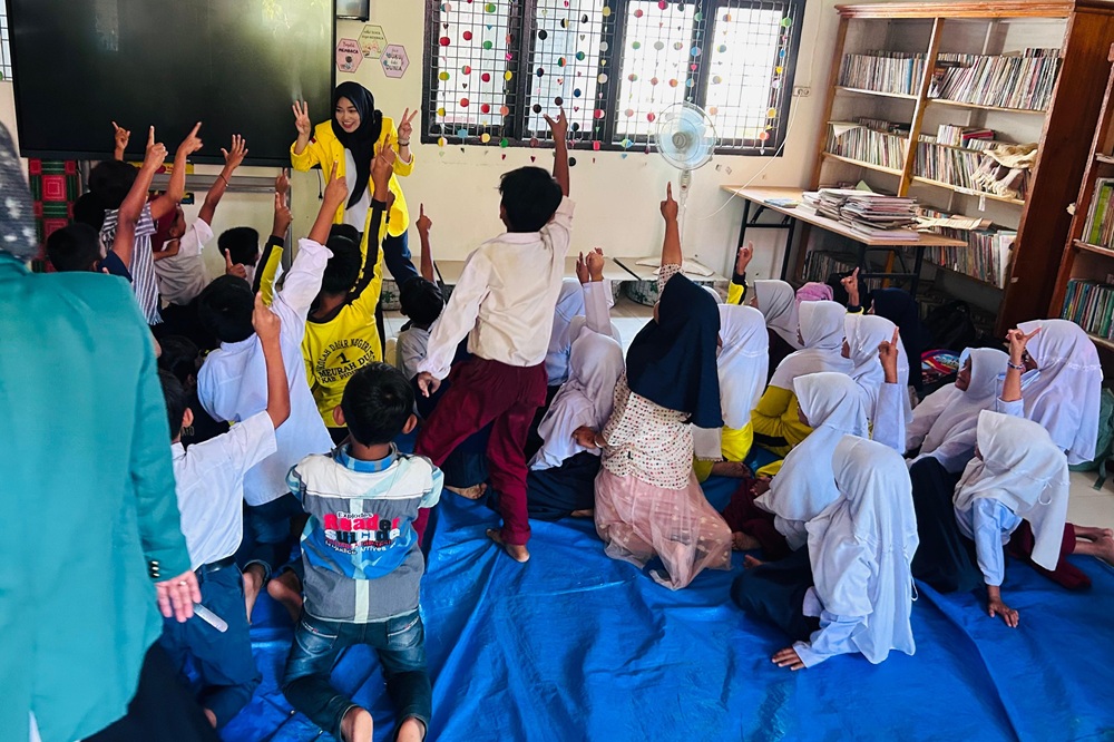 Kegiatan Trauma Healing dan Edukasi Kesehatan di SDN 1 Meurah Dua