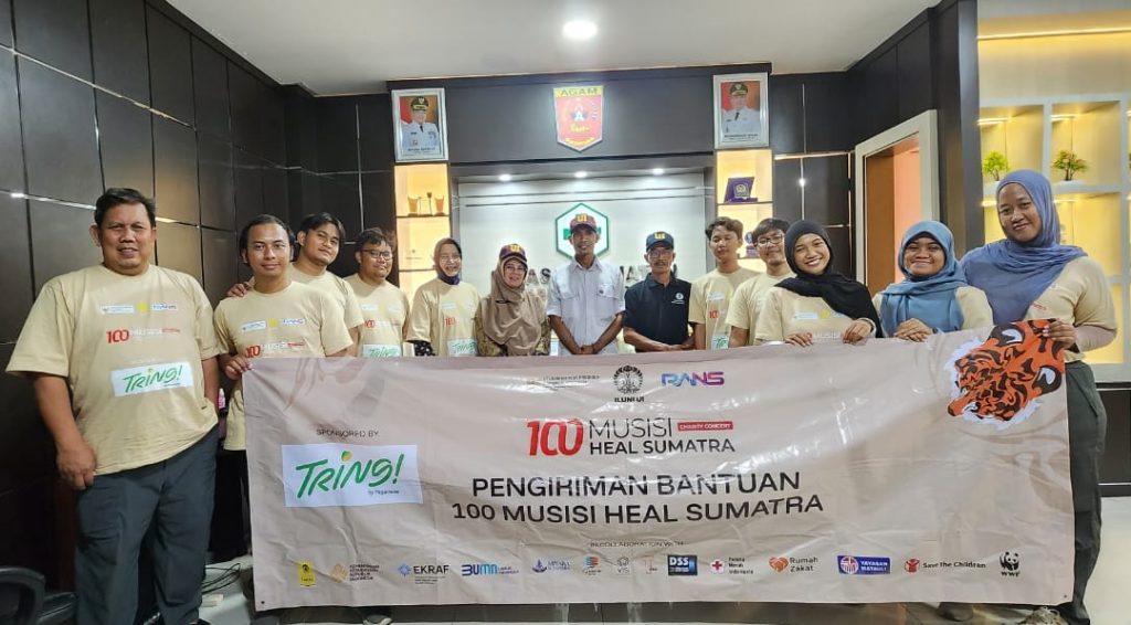 Kunjungan Tim ILUNI UI dari FMIPA ke Dinas Kesehatan Kabupaten Agam dalam penyampaian hasil pengecekan air bersih pada Kamis, 12 Februari 2026.
