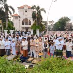 Shalat Idul Fitri di Depan Gereja Koinonia, Simbol Toleransi